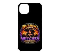 Custodia per iPhone 14 Plus They Are Burning All The Witches Gothic Halloween Donna