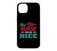 Custodia per iPhone 14 Plus This Nurse Is Neat And Nice Funny Nursing Nurses