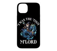 Custodia per iPhone 14 Plus Tism M'Lord Wizard Cat Dragon Medieval Fantasy