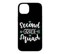 Custodia per iPhone 14 Plus Torna alla scuola 2nd Grade Squad per insegnanti studenti