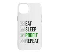 Custodia per iPhone 14 Plus Trader di criptovalute - Mangia ripetizione profitto sonno
