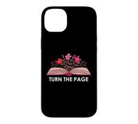 Custodia per iPhone 14 Plus Turn the Page Book Theme Bookish Items Books Lovers Reading