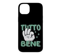 Custodia per iPhone 14 Plus Tutto Bene - Gesto della mano italiano Citazione divertente
