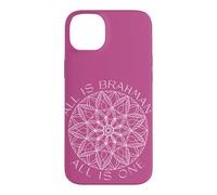Custodia per iPhone 14 Plus Tutto è Brahman, Tutto è Uno, Yoga Unità Mandala Art