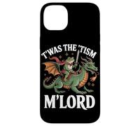Custodia per iPhone 14 Plus Twas The Tism M'Lord Frog Dragon Rider Fantasy Medievale