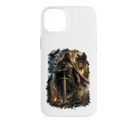 Custodia per iPhone 14 Plus Tyr Guerriero Rune Vichinghi Mitologia Norrena