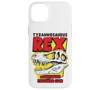 Custodia per iPhone 14 Plus Tyrannosaurus Rex Dinosaurs Cartoon Illustration Graphic