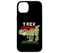 Custodia per iPhone 14 Plus Tyrannosaurus Rex Dinosaurs Cartoon Illustration Graphic