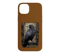 Custodia per iPhone 14 Plus Ufficiale Spiral Raven Wise Gothic Fantasy