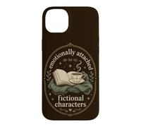 Custodia per iPhone 14 Plus Umorismo della lettura degli amanti dei libri per fan della narrativa e sognatori
