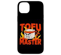 Custodia per iPhone 14 Plus Umorismo vegano sul karate di Tofu Master Angry Ninja