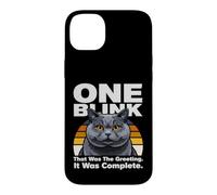 Custodia per iPhone 14 Plus Un battito di ciglia che è stato il saluto che era un gatto completo