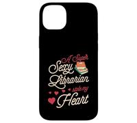 Custodia per iPhone 14 Plus Un bibliotecario super sexy ha rubato il mio cuore San Valentino