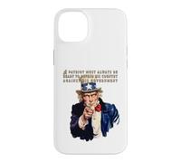 Custodia per iPhone 14 Plus Un patriota deve essere sempre pronto a difendere il suo paese USA