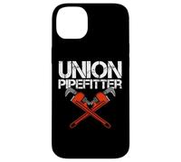 Custodia per iPhone 14 Plus Union Pipefitter idraulico Viaggio Steamfitter