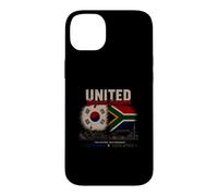 Custodia per iPhone 14 Plus Uniti oltre i confini Corea del Sud Sud Africa Due Nazioni