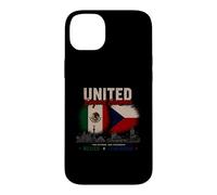 Custodia per iPhone 14 Plus Uniti oltre i confini Messico Repubblica Ceca Due Nazioni