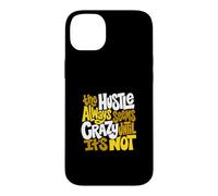 Custodia per iPhone 14 Plus University Varsity-Gold Color Hustle non è così pazzo giallo