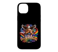 Custodia per iPhone 14 Plus USA 250° Anniversario LGBT Pride United by Freedom