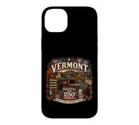 Custodia per iPhone 14 Plus USA 250° Anniversario Vermont Pride
