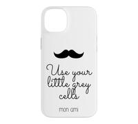 Custodia per iPhone 14 Plus Usa le tue piccole cellule grigie mon ami Poirot citazioni