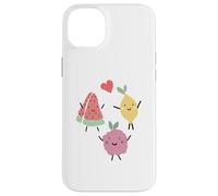 Custodia per iPhone 14 Plus Valentine Raspberry Lemon Anguria Cuore Love Red Fun Tee