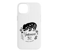 Custodia per iPhone 14 Plus Vancouver BC Bear & Flowers Nature At Your Door Design