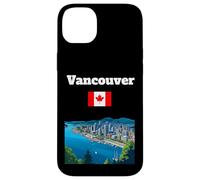 Custodia per iPhone 14 Plus Vancouver viaggio souvenir Canada amante della città bandiera canadese
