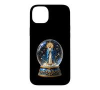 Custodia per iPhone 14 Plus Vergine Maria Celeste Preghiera Orb Cattolico Sacra Icona Arte