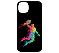Custodia per iPhone 14 Plus Vernice colorata Splatter Basket Slam Dunk Uomini Donne