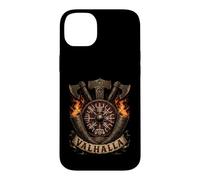 Custodia per iPhone 14 Plus Viking Vegvisir Valhalla Norse Mythology - Urnes Style Fire
