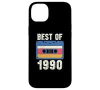Custodia per iPhone 14 Plus Vintage 1990's Kid Retro Era Born In the 1990 Cassette