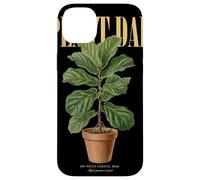 Custodia per iPhone 14 Plus Vintage Fiddle-Leaf Fig Pianta Papà Natura Flora Giardiniere