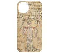 Custodia per iPhone 14 Plus Vintage Flower Fairy Illustration Cute Fairycore Aesthetic