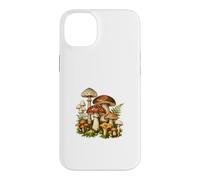 Custodia per iPhone 14 Plus Vintage Funghi Botanici Cottagecore Natura Foresta