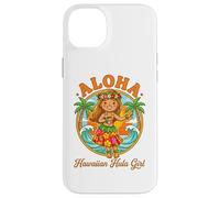 Custodia per iPhone 14 Plus Vintage Hawaiian Hula Ballerina Aloha Tropical Island Luau Ragazza