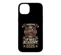 Custodia per iPhone 14 Plus Vintage I Survived Fire Academy 2026 Firefighter