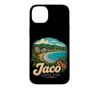 Custodia per iPhone 14 Plus Vintage Jaco Costa Rica Viaggio Souvenir Regalo