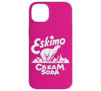 Custodia per iPhone 14 Plus Vintage Soda Pop Tappo Bottiglia Eskimo Crema Soda Orso Polare