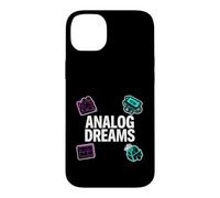 Custodia per iPhone 14 Plus Vintage Synth Audio Engineer Analog Dreams