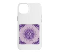 Custodia per iPhone 14 Plus Viola Lavanda Mandala Floreale