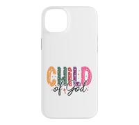 Custodia per iPhone 14 Plus Vivace design con lettere stellate e fede cristiana