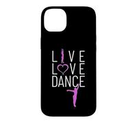 Custodia per iPhone 14 Plus Vivi ama balla devi ballare la vita mia passione è la danza.
