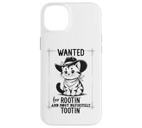 Custodia per iPhone 14 Plus Wanted for Rootin Most Definitely Tootin Cowboy Cat Farting