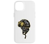 Custodia per iPhone 14 Plus We Love Ride Bike Custom Culture Casco Moto Vintage