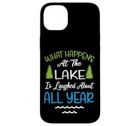 Custodia per iPhone 14 Plus What Happens At The Lake Is Laughed About All Year
