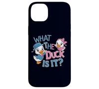 Custodia per iPhone 14 Plus What the Duck Is It Gender Reveal Baby Shower Party