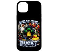Custodia per iPhone 14 Plus What The Duck Pun Bootleg Style Ducks Meme Dad Joke