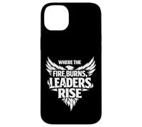 Custodia per iPhone 14 Plus Where the Fire Burns Leaders Rise Scouting Campfire Camping