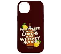 Custodia per iPhone 14 Plus Whiskey Quote When Life Hands You Lemons Whiskey